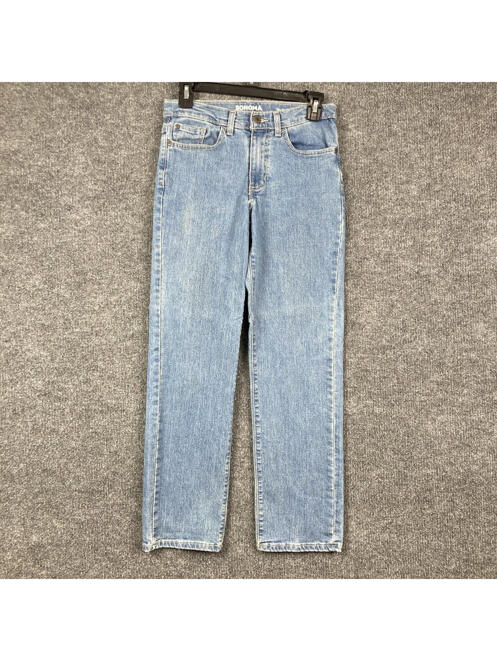 Sonoma Boys 14 Medium Wash The Everyday Jean Straight Denim Blue Jeans EUC